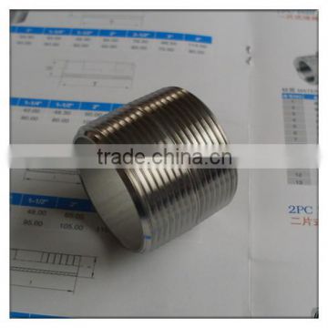 1" Sch 40 Welded Close Nipple x 1.5" Long - T304 Stainless Steel