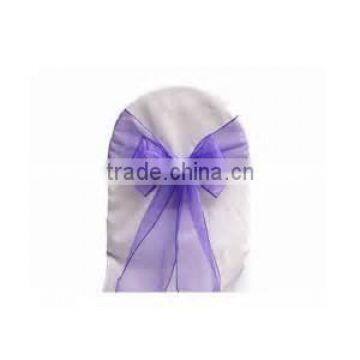 decorative fancy organza sash, chair bow for wedding banquet hotel