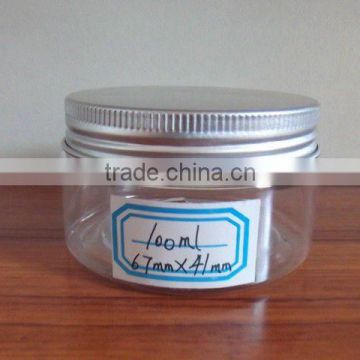 100g PET spice container with aluminum screw lid