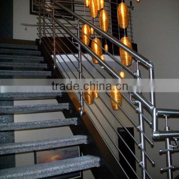 Inox handrail railing post
