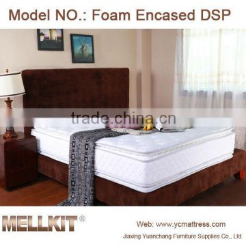 Foam encaseddouble sides thin pillow top mattress