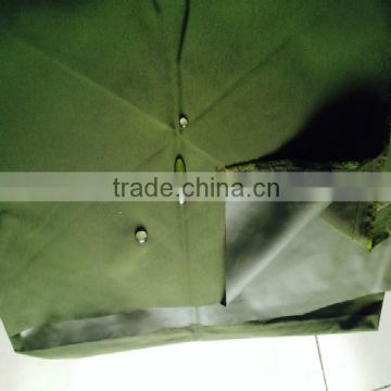 210D nylon fabric with water proof coating, oliver color