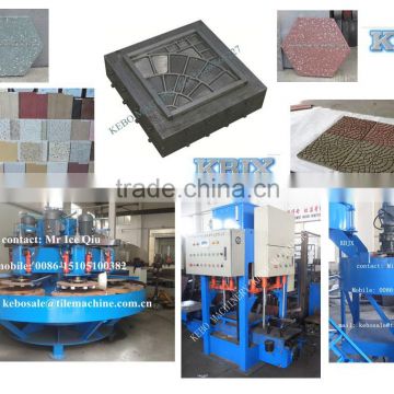 KBJX easy operate hydraulic terrazzo tile press machinery