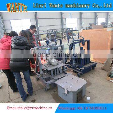 QT40-3C movable cement block machine reasonable price in Zambia/electrical operated block making machine