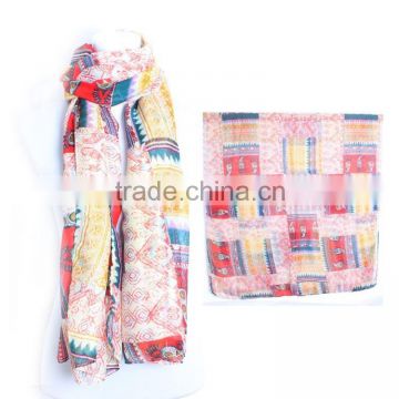 Square Hit Color 2015 Latest Lady Fashion Scarf Free Sample Custom Design Charm Scarf Silk