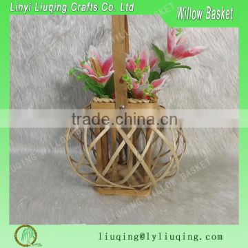 hollow brown willow lamp with willow