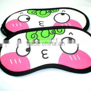 Cute OEM Novelty Personalized Soft Travel Relaxing Sleeping Eye Mask