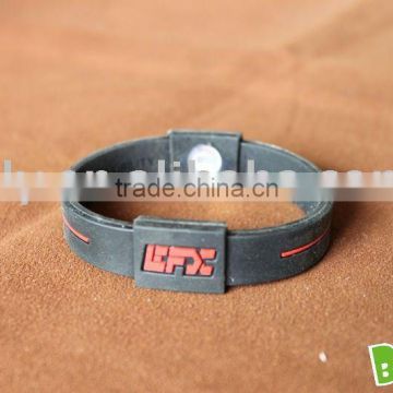 Fashion silicon multicolour sports bracelet