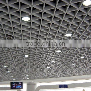 Triangle shape aluminum grille ceiling