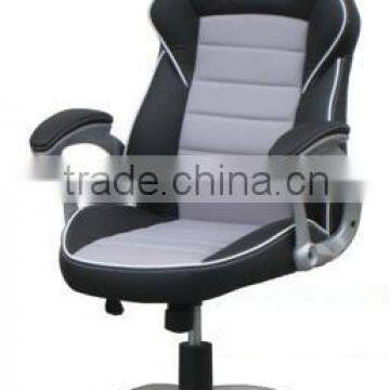 Car Back Office Chair/PU Leather+Colorful Mesh