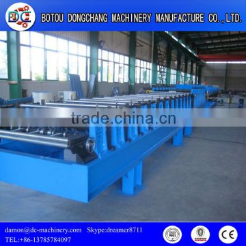 CE standard galvanized steel decking floor roll forming machine