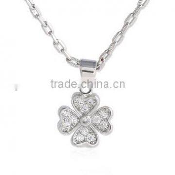 Daihe trendy copper zircon necklace for ladies