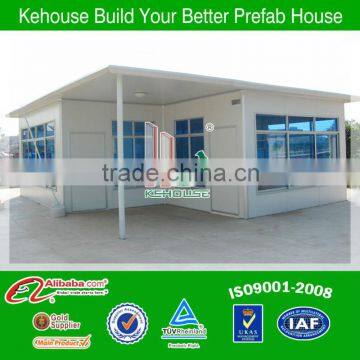 ready made house/prefabricated steel frame house low cost price