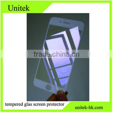 Trade assurance Manufacturer! Electroplating Anti-blue light white for iphone series tempered glass for iphone 6/6s/6plus