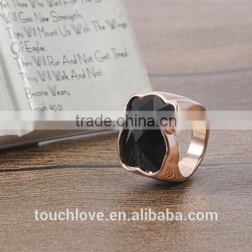 Factory price latest stainless steel bear jewelry gold ring designs for girls
