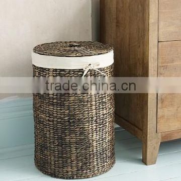 Water Hyacinth basket,Competitive Price,New Design,Dark Color