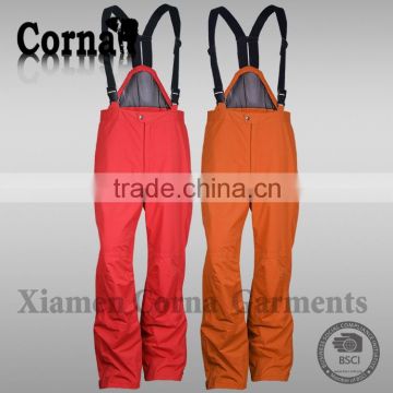 Made in china wholesale men ski pant customized colorful warm keeping elastic belt alibaba trousers