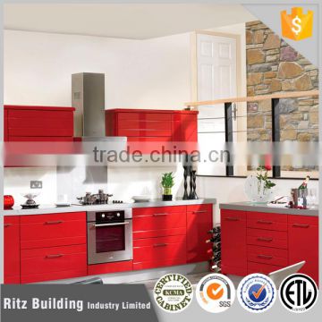 Free design provided high glossy lacquer kitchen cabinets furniture company