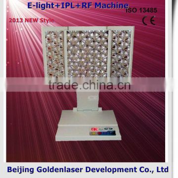 www.golden-laser.org/2013 New style E-light+IPL+RF machine face and breast care beauty product