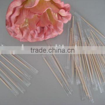 2.0*65mm Double Pointed Wooden Toothpicks in Individual Paper Bag