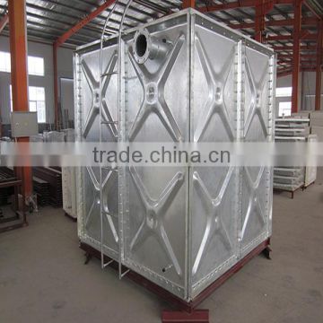 Hot dipped galvanized steel water storage tanks for drinking water plant