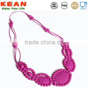 2016 Silicone Necklace Necklaces have a breakaway clasp champagne colors for you choice Silicone Non-toxic necklaces