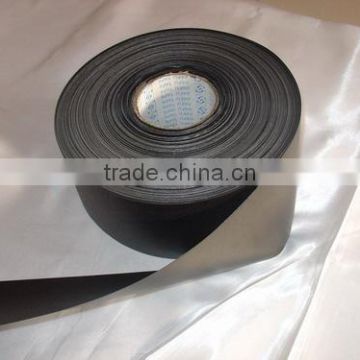 Slitted roll of fiberglass cloth coated with neoprene rubber