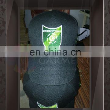 Custom Logo Printing Embriodery Black color Baseball Cap