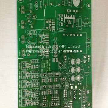 2layer pcb double sided pcb green mask finished hasl for industrial control pcb
