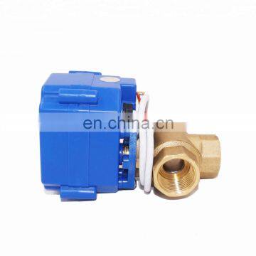 2020 best selling CWX-15N/Q DN15 DN20 DN25 (DC5-12V ADC9-24V AC85-220V) brass/ss304 Electric Ball Valve (CR01 02 03 05 04)