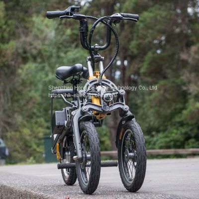 H-12-3R Perfect Foldable Electric Tricycle With 2 Seats For Adults 3 Wheels      Electric Tricycle Manufacturers In China