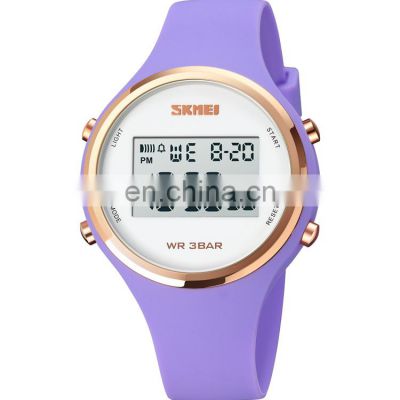 Skmei 1720 Purple Silicone relojes Hombre Waterproof Women Sport Digital Watch