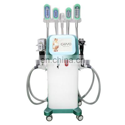 Professional 360 cryolipolysis fat freezing slimming machine for body and face use weight loss with rf working handles