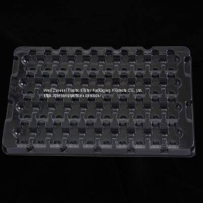 thermoformed PET blister trays vacuum forming recycable blister packaging