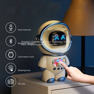 Astronaut AI intelligent voice Bluetooth speaker alarm clock speaker night light