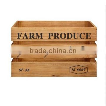 Cheap Wooden Fruit Crates For Sale, Vegetable Wood Packaging Box