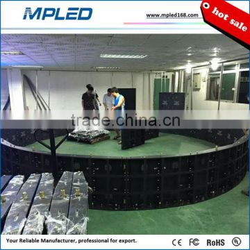 MPLED outdoor/indoor high quality column led cabinet especially for hotel/conference room
