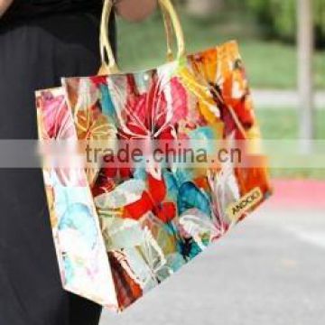 2015 new stamp PP nonwoven tote shopping bag or gift bag