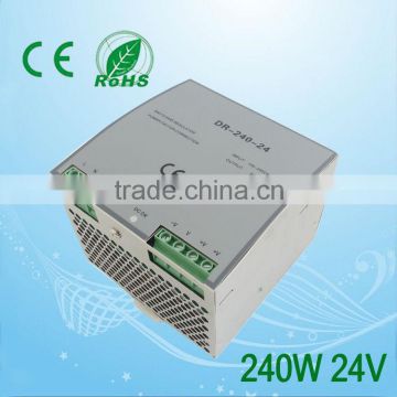 ac dc 24v guide rail switching power supply (Dr-240)