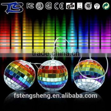 Big size Party/Satge Led light of Really Glass mirror foam disco ball