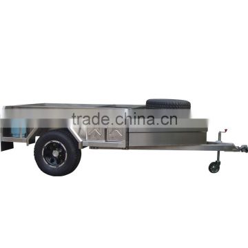 hot sale folding camper trailer with stainless steel kitchen
