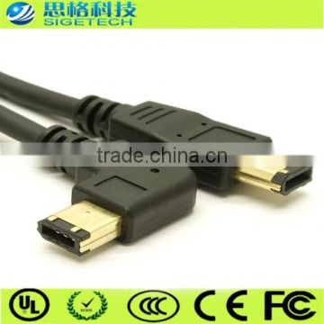 6081 angled ieee1394 cables