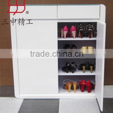 Modern Living Room Furniture Type wooden shoe cabinet/ shoe rack/shoe case