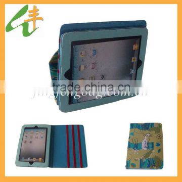 10'' leather cartoon case for tablet