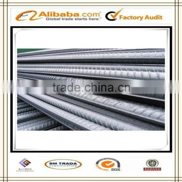 Carbon Steel ASTM A615 BS4449 B500B reinforcing Deformed steel bars /deformed steel bars for counstructions 11 years manufac