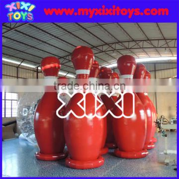 Guangzhou xixi Airtight Zorb Ball Sport Games inflatable bowling pins