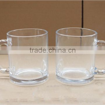 Customized Glass mug cup, Beer / coffee mug cup, Glass drinking mug, Promotional mugs, PTM2022