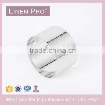 Linen Pro Siver Plated Round Napkin Rings for Restaurant