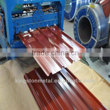 Carbon Steel Red Roof Corrugated Steel Sheets