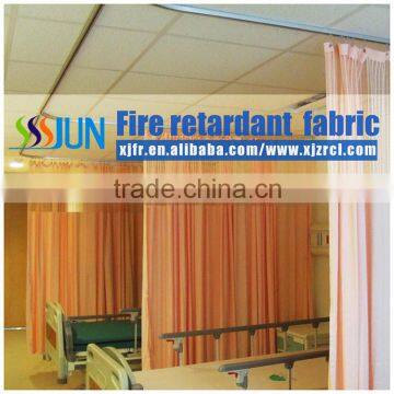 100% polyester flame retardant Privacy Cubicle Screen curtain XJY 4004